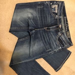 NWOT bootcut jeans - size 11 - bedazzled pockets